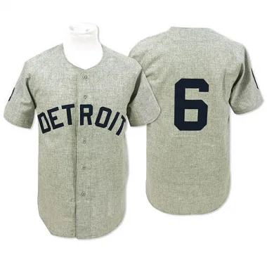 Majestic Detroit Tigers Road Gray Al Kaline Cooperstown 1984 Cool Base  Replica Jersey