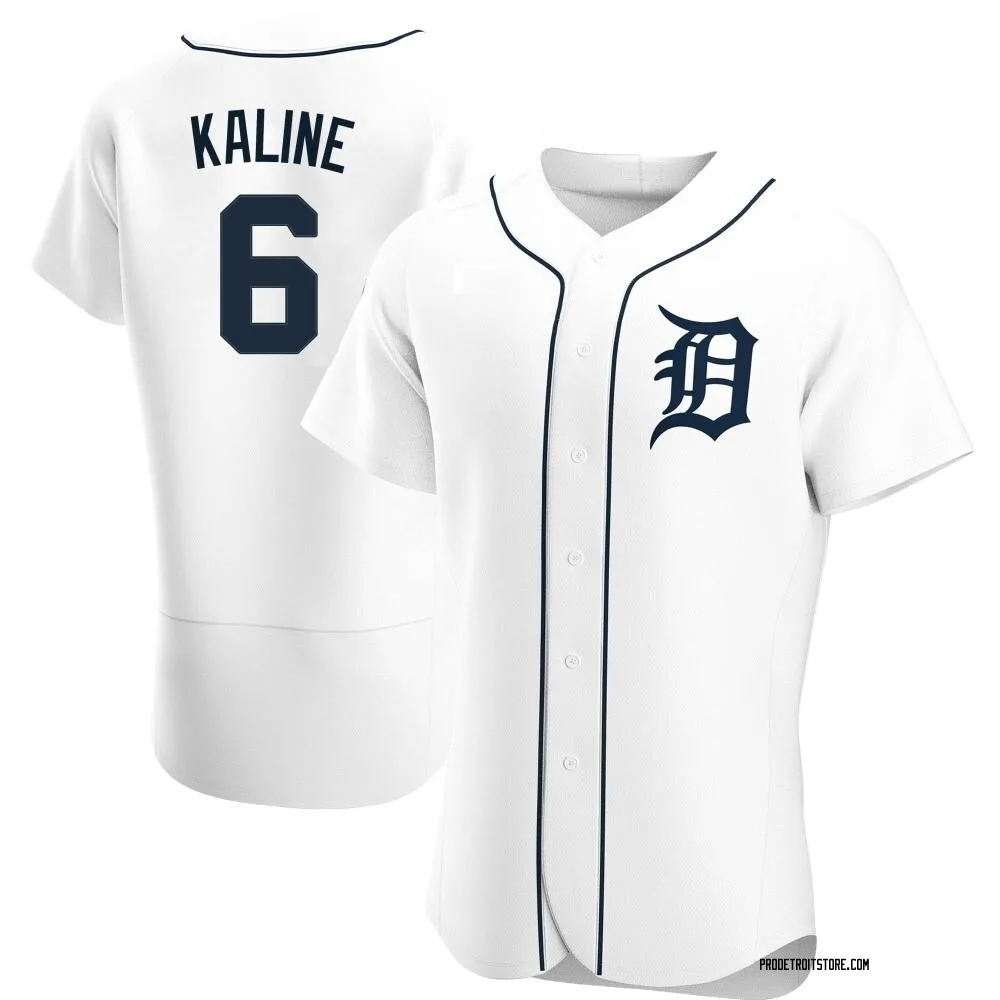 Retro Detroit Tigers Al Kaline Throwback Cream Mens Medium Baseball Jersey