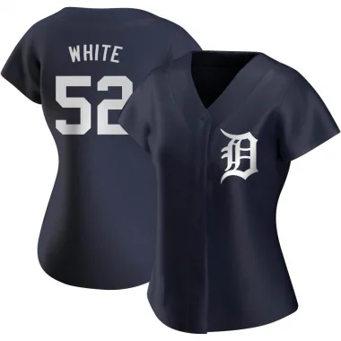 Brendan White Women's Detroit Tigers Snake Skin City Jersey - Black  Authentic