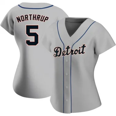 Jim Northrup Women's Detroit Tigers Alternate Jersey - Black Golden Replica