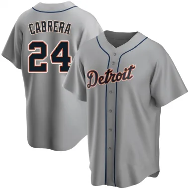 Detroit Tigers Miguel Cabrera Navy Replica Alternate Jersey – US