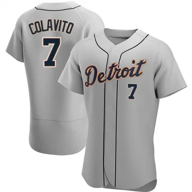 Rocky Colavito Men's Cleveland Guardians Road Cooperstown Collection Jersey  - Red Replica