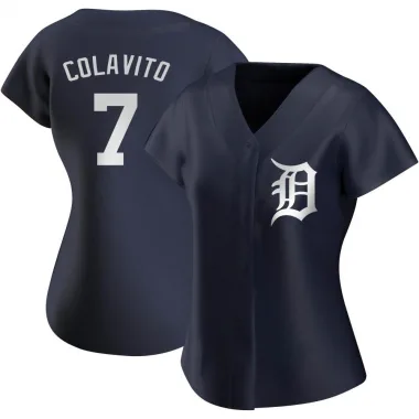 MAJESTIC  ROCKY COLAVITO Detroit Tigers 1969 Cooperstown Baseball Jersey