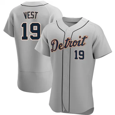 Will Vest Detroit Tigers Youth Navy Roster Name & Number T-Shirt 